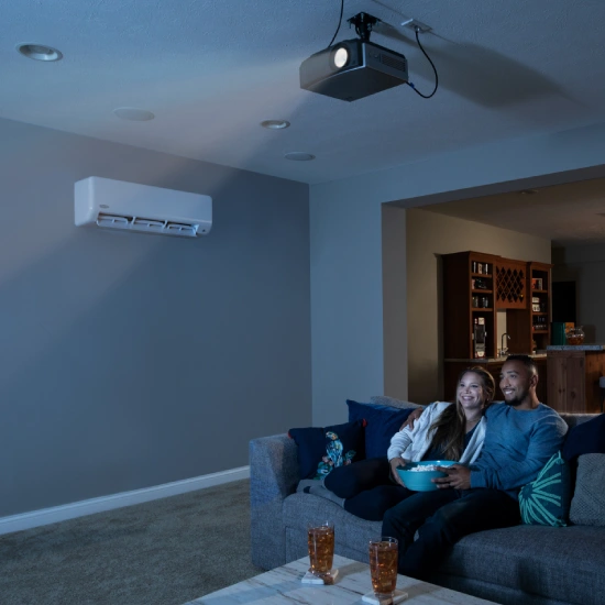 Carrier ductless movie night